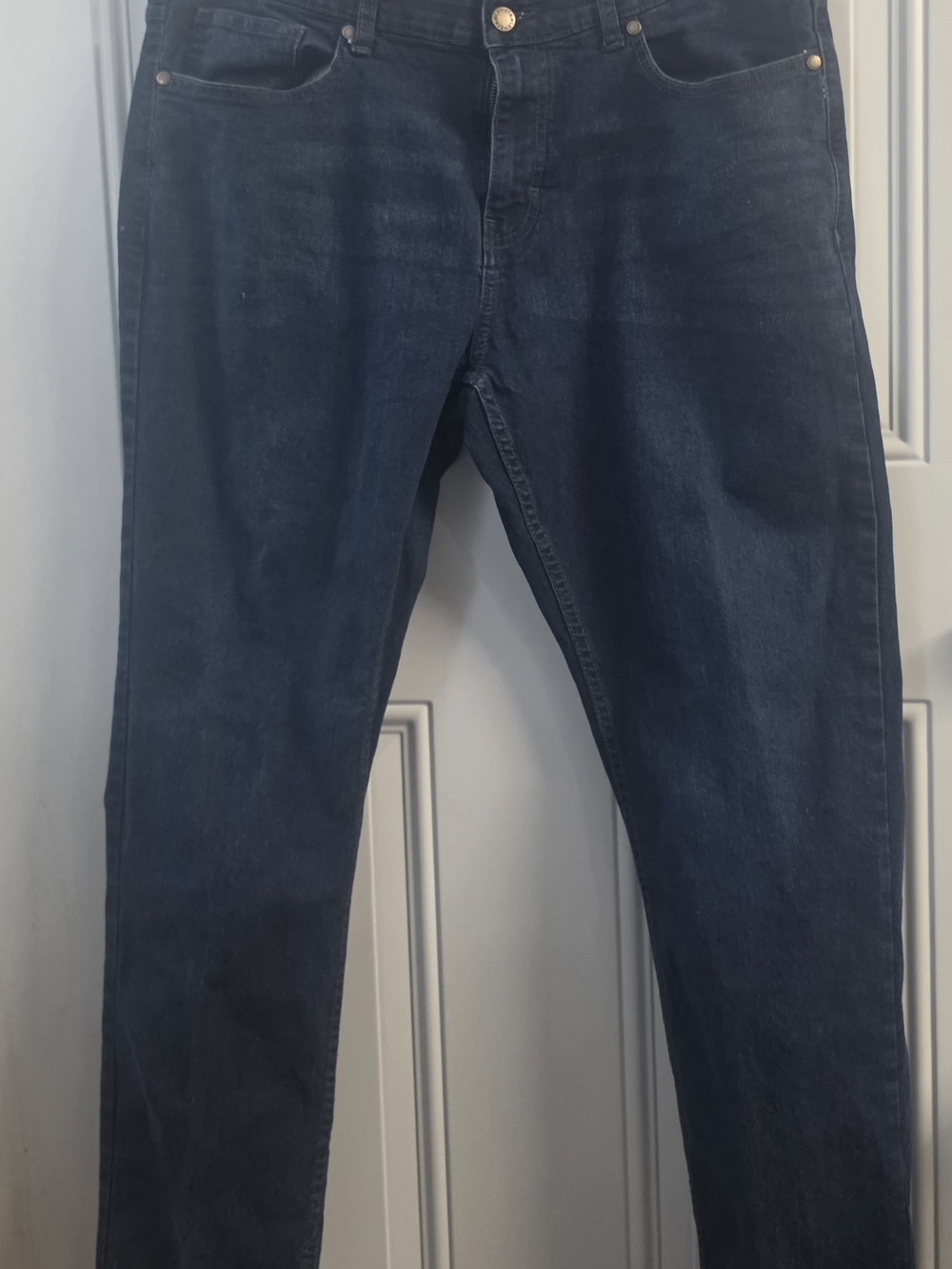 Wrangler Men's Slim Straight Dark Indigo Jeans